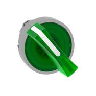 Schneider ZB4BK1233 22 mm 2 Konumlu Sabit Yeşil Işıklı Mandal Buton Başlığı