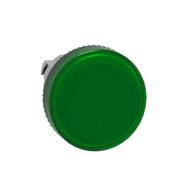 Schneider ZB4BV03 Ba9S Ampul için 22 mm Düz Lensli Yeşil Pilot Işığı