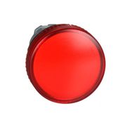 Schneider ZB4BV04 Ba9S Ampul için 22 mm Düz Lensli Kırmızı Pilot Işığı
