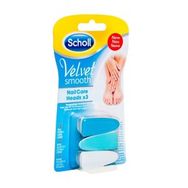 Scholl Tırnak Bakım Velvet Smooth Elektronik Tırnak Törpüsü Yedek Başlıklar Paket