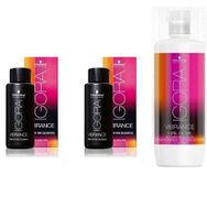 Schwarzkopf 2 Adet Igora Royal Vibrance 7-4 Kumral Bej Saç Boyası + 1 lt Oksidan