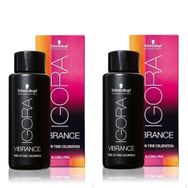 Schwarzkopf 2 Adet Igora Vibrance 5-65 Açık Kahve Çikolata Altın Saç Boyası