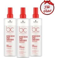 Schwarzkopf Bc Clean 3x400 ml Acil Kurtarma Sprey Saç Kremi