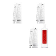 Schwarzkopf İgora 3 Adet Royal Absolutes Silverwhite Slate Grey Saç Boyası + 1 lt Oksidan