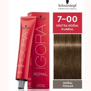 Schwarzkopf Igora 7 Adet Royal 7-00 Kumral Ekstra Doğal Saç Boyası