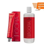 Schwarzkopf Igora 9 Adet Royal 9-0 Sarı Saç Boyası + 1 lt Oksidan