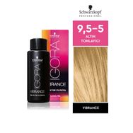 Schwarzkopf Igora Vibrance 9.5-5 Altın Tonlayıcı Saç Boyası ve Oksidan