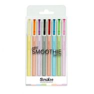 Scrikss 0.7 mm 8 Renk Smoothie Jel Kalem