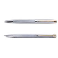 Scrikss 722W Balıksırtı Desen Altın Krom Roller Kalem