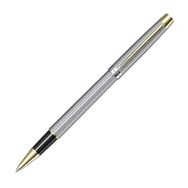 Scrikss 722W Balıksırtı Desenli Gold Krom Tükenmez Kalem