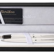 Scrikss Beyaz 33 Kutulu Dolma Kalem ve Tükenmez Kalem