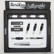 Scrikss Calligraphy Beyaz Gövde Kaligrafi Kalem Seti