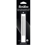 Scrikss D1 Refil Medium Kısa Kırmızı Blister Tükenmez