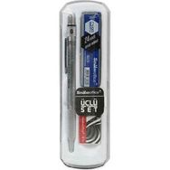 Scrikss Graph-X Metal 0.7 Mm 3 Lü Versatil Kalem Seti Saten Gri
