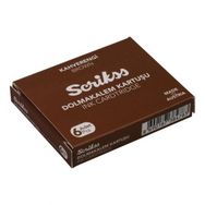 Scrikss Kahverengi 6'lı Dolma Kalem Kartuşu