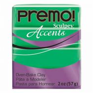 Sculpey 57 gr Transparan Yeşil Premo Polimer Kil