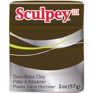 Sculpey III 1109 Suede Brown Polimer Kil
