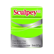 Sculpey III 1629 Granny Smith Polimer Kil
