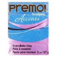Sculpey Premo Accents 5049 Blue Glitter Efektli Polimer Kil