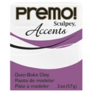 Sculpey Premo Accents 5057 White Glitter Efektli Polimer Kil