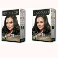 Sea Color 2 Tüp Küllü Koyu Kumral No:6.1 Krem Saç Boyası Seti
