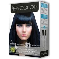 Sea Color Mavi Siyah No:1.1 Tüp Krem Saç Boyası