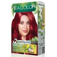 Sea Color Natural Amonyaksız Natural Effect Çilek Kırmızısı 5.65 Saç Boyası