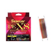 Seaguar PE X8 Grandmax Multi Color 150 mt 0.128 mm 8 Örgü Spin İp Misina
