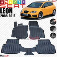 Seat Leon 2005-2012 3D Havuzlu Oto Paspas Seti