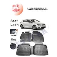 Seat Leon 3 Oto Paspas 4,5D 2013-2019 Siyah 5 Parça