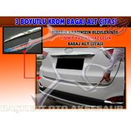 Seat Leon Formlu 2013 Üzeri Krom Bagaj Alt Çıtası