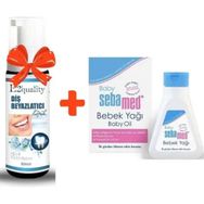 Sebamed 150 ml Bebek Yağı+E2'Quality Diş Beyazlatıcı Köpük
