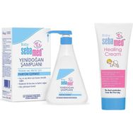 Sebamed 500 ml Baby Yenidoğan Şampuanı + Sebamed 50 ml Bebe Bez Bölgesi Bakım Kremi