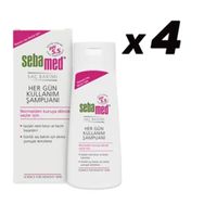 Sebamed Hergün Kullanım 4x20 ml Şampuan