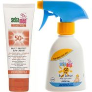 Sebamed SPF50+ 75 ml Güneş Kremi+SPF50+ 200 ml Bebe Güneş Spreyi