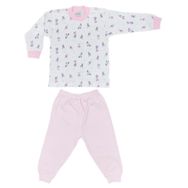 Sebi 2218 Pembe Bebek Pijama Takımı