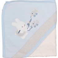 Sebi 9879 75x75 cm Balıkçı Tavşan Bebek Banyo Havlusu