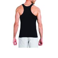 Sedef Yıldızı Siyah Pamuklu 3`lü Paket İç Giyim Erkek Spor Atlet