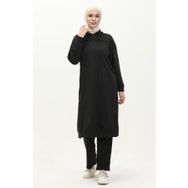 Sefamerve 3034-03 Siyah Kadın Mont