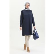 Sefamerve 8712-03 Lacivert Kadın Tunik