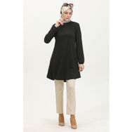 Sefamerve 8722-01 Siyah Kadın Tunik