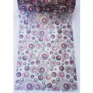 Şeffaf Desenli 80 cm X 160 cm 1.7 mm Kalın Pvc Kaymaz Masa Örtüsü
