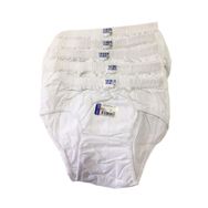 Seher Yıldızı Beyaz Erkek Çocuk 12'li Slip Külot
