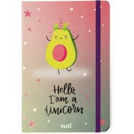 Şeker Ofisi A5 Desenli Sert Kapak Avokado Lastikli Defter