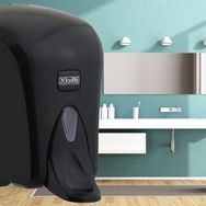 Şeker Portakalım Vialli F6MB 1000 ml Siyah Hazneli Medikal Köpük Sabun Dispenseri Aparatı