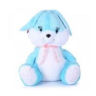 Selay Oyuncak 1269M Mavi 40 cm Tavşan Peluş Oyuncak
