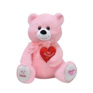Selaytoys 1054P 70 cm Pembe Tikil Ayı Oyuncak
