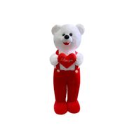 Selaytoys Ayakta Tulumlu 75 cm Kırmızı Ayı Oyuncak