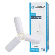 Seldur Fan Model 36 W Lümen Beyaz Led Ampul