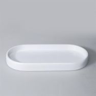 Selim Tiny Beyaz Oval Tepsi